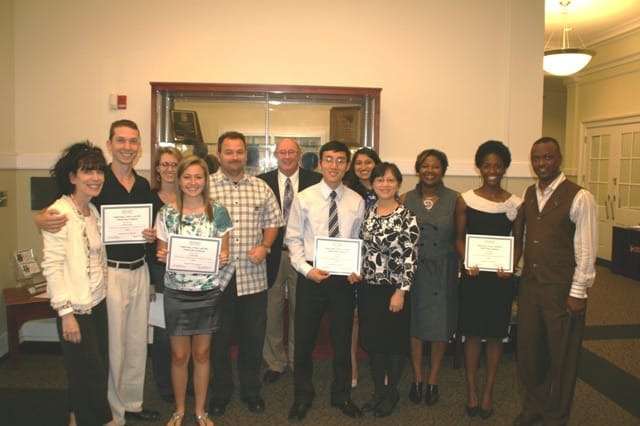 scholarship winners group photo